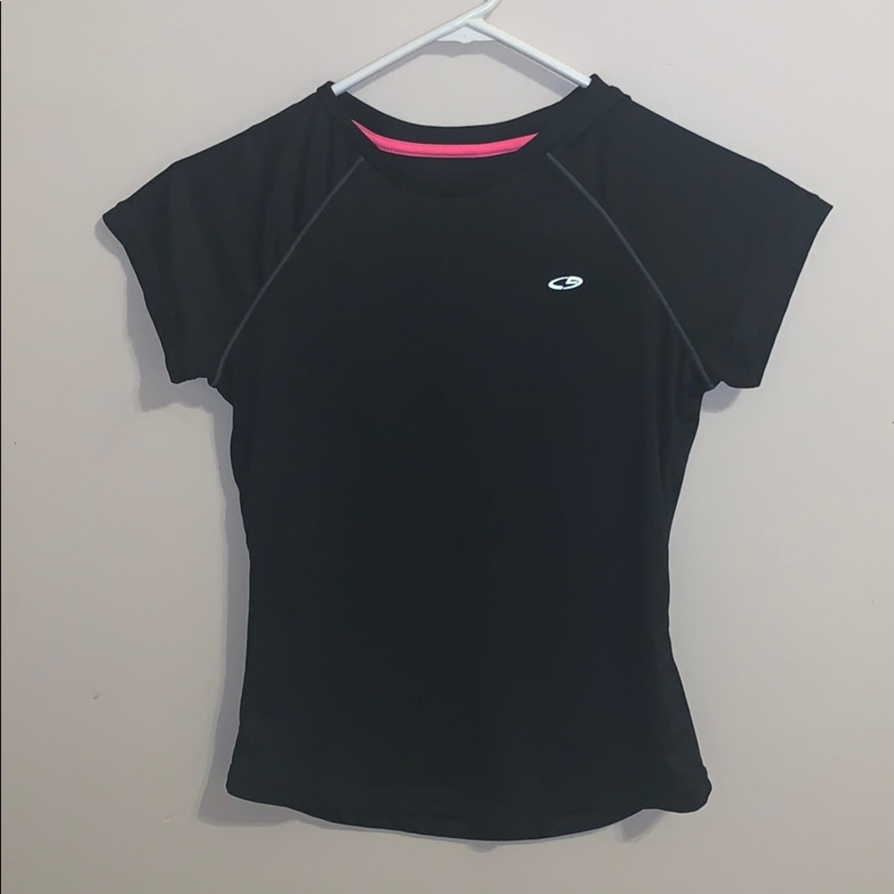 Black champion athletic shirt